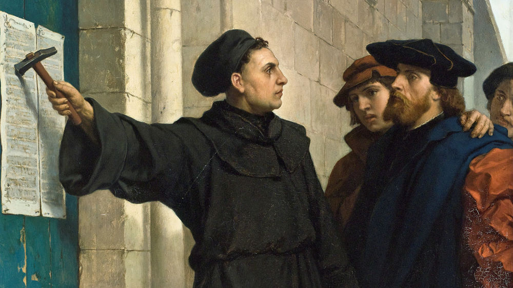 Gemälde vom Thesenanschlag 1517