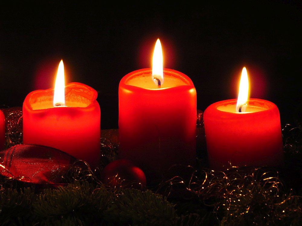 3 Adventskerzen