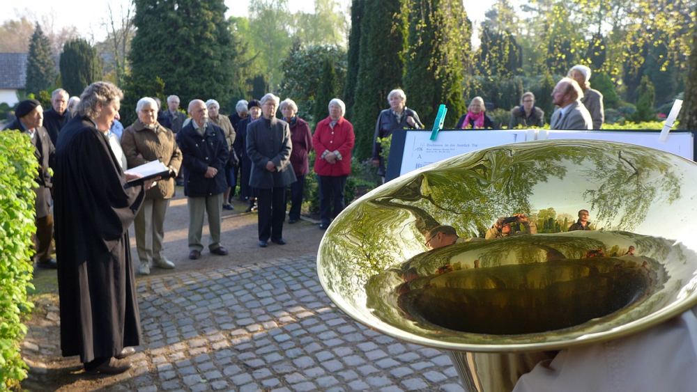 Gemeinde, Pastor und Posaunenchor