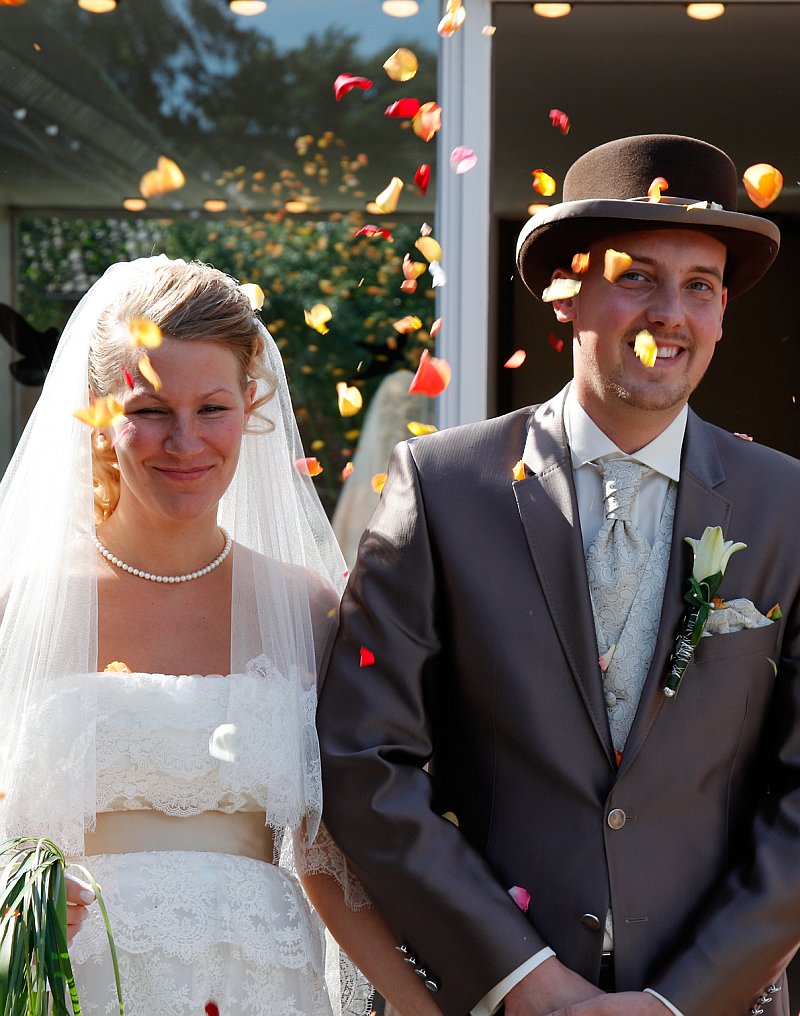 Brautpaar Carolyn und Marcel